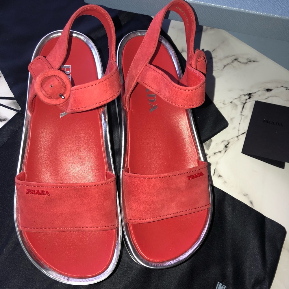 Prada Platform Sandals